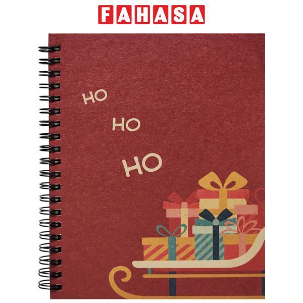 Sổ Lò Xo Little Christmas B6 - Giấy Trơn - 120 Trang 100gsm - The Sun 02 - Màu Đỏ