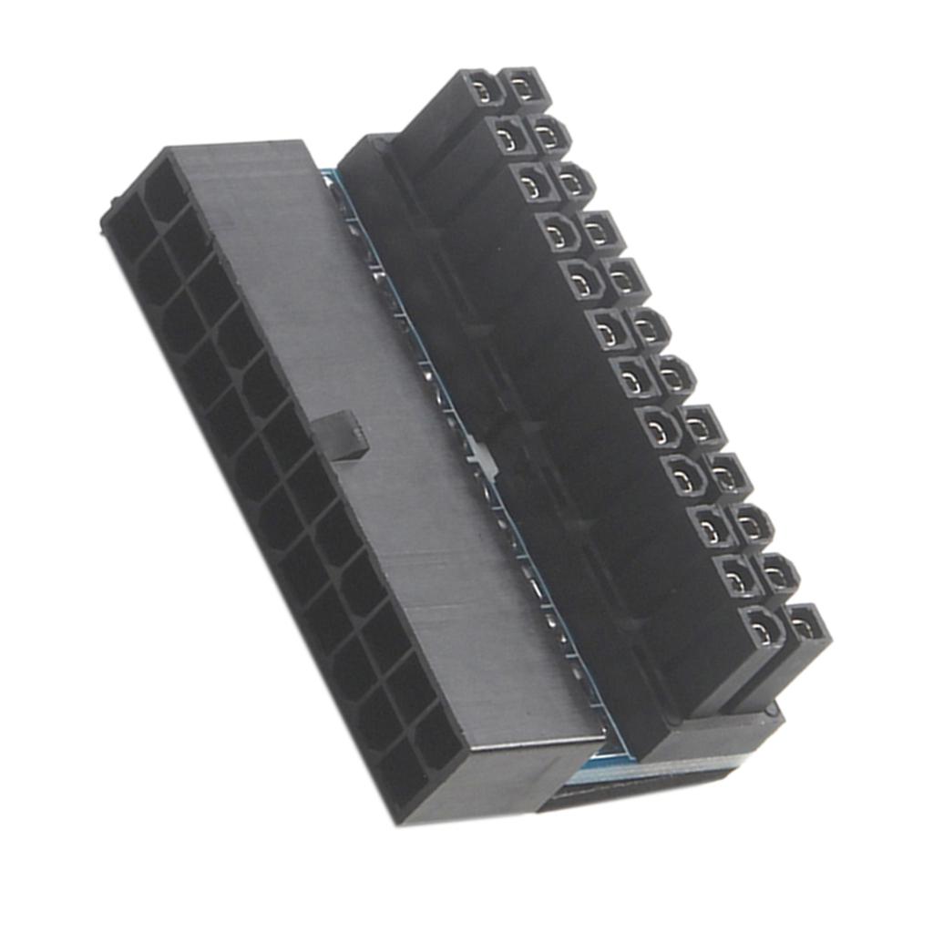 24Pin female to 24pin male right angle adapter for desktop power supply