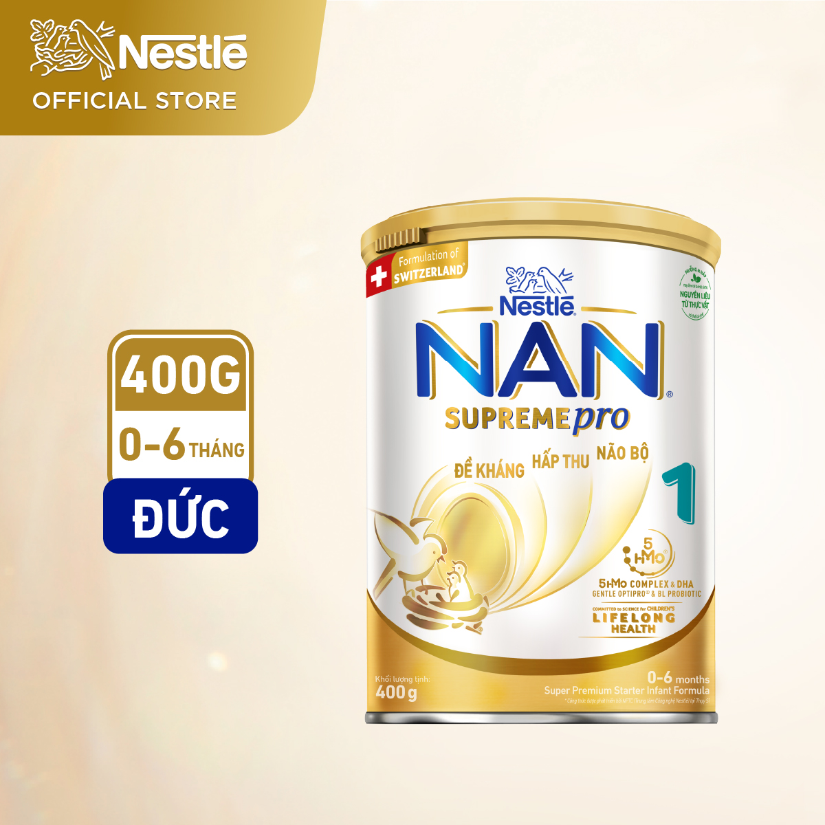 Hình ảnh Sản phẩm dinh dưỡng công thức Nestlé NAN SUPREMEPRO 1