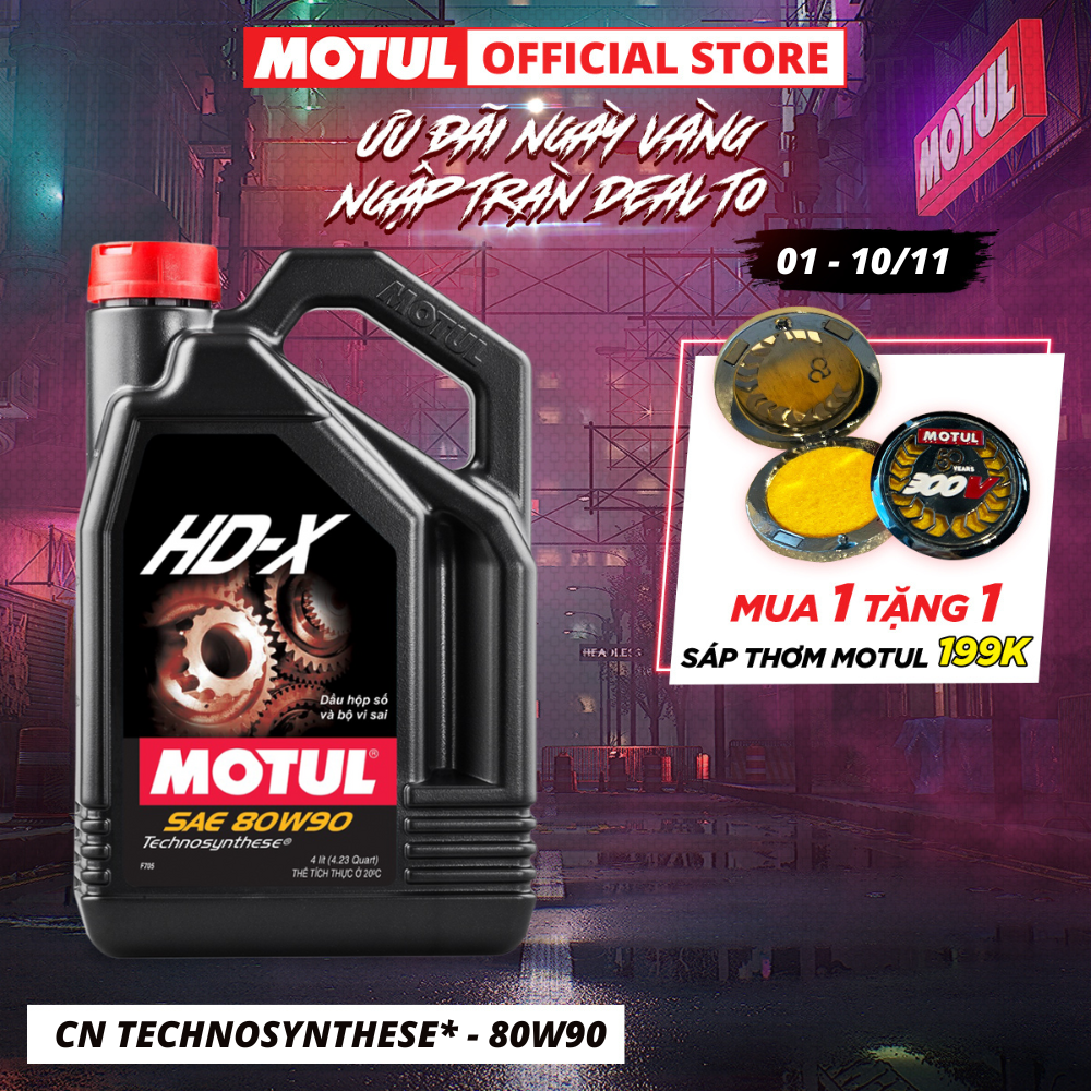 Dầu hợp số sàn xe ô tô MOTUL HDX 80W90 4L