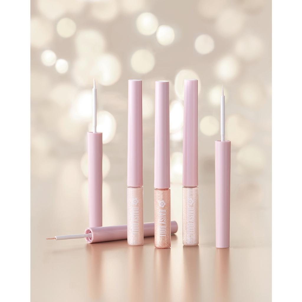 Gel Nhũ Kẻ Mắt Kim Tuyết Daisy Doll by Mary Quant Dạng Lỏng Chống Thấm Nước Nhanh Khô Bền Màu GD-01 Champage Gold