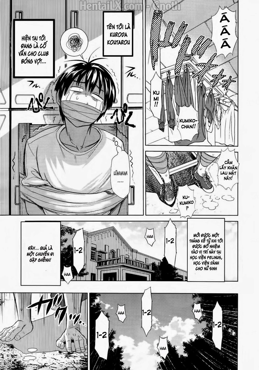 những cô nàng ở clb bóng vợt + sau 2 năm chapter 1 9