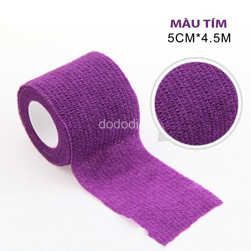 Băng Keo Thể Thao Tự Dính Đá Bóng Cuốn Cổ Chân Cổ Tay Cao Su Non Vải Chống Chấn Thương - Hàng chính dododios