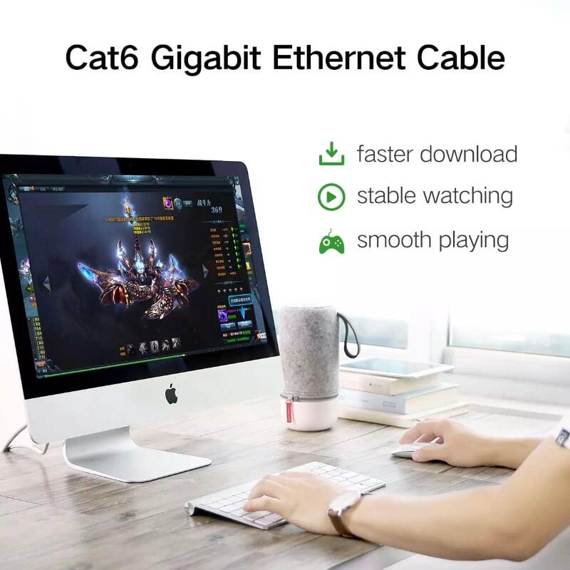 Ugreen UG20175NW102TK 2M màu Trắng Cáp Mạng Lan Cat6 UTP - HÀNG CHÍNH HÃNG