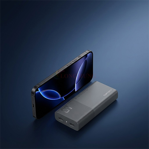 Combo cốc sạc Cuktech 2Type-C 65W + Cáp USB Type-C to Type-C PD 1.5m AD652S - Hàng chính hãng