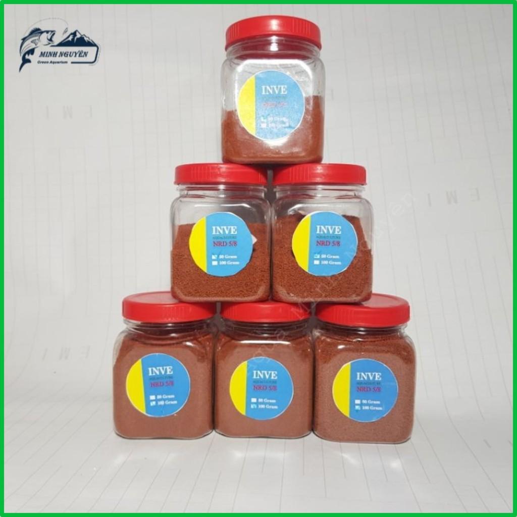 Cám cho Cá INVE 5/8 Thức ăn cho cá ăn guppy beta bảy màu Thái Lan cao cấp loại 5/8