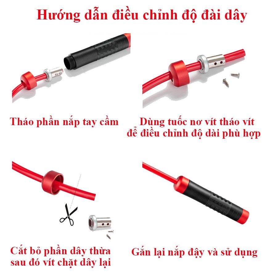 Dây nhảy nặng tập thể lực chuyên nghiệp dây nhảy giảm cân cao cấp TXstar đàn hồi