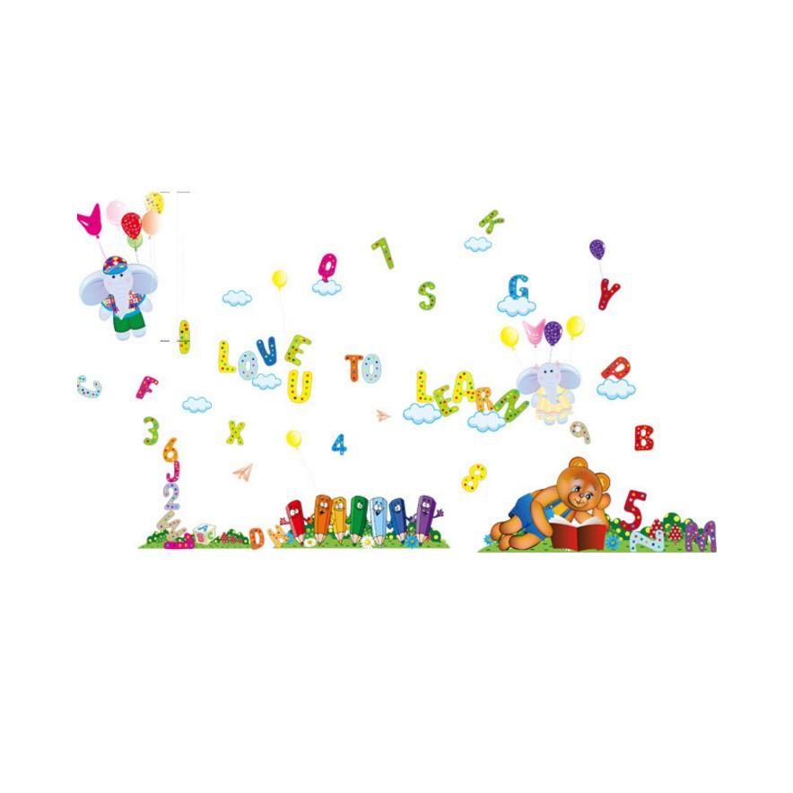 Decal trang trí vui học tiếng anh