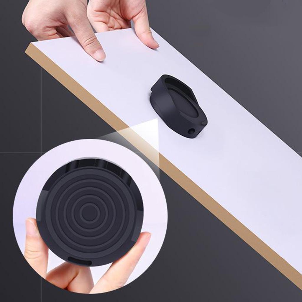 4pcs Black Anti Vibration Pads Prevent Moving for Washer Dryer Appliance