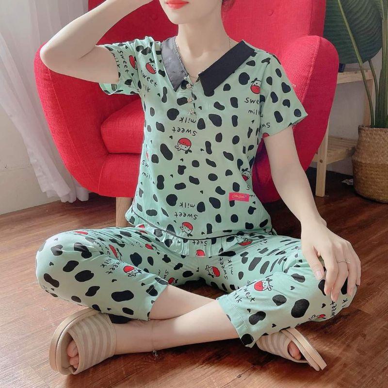 Quần áo hoạ tiết bò sữa cao cấp mềm