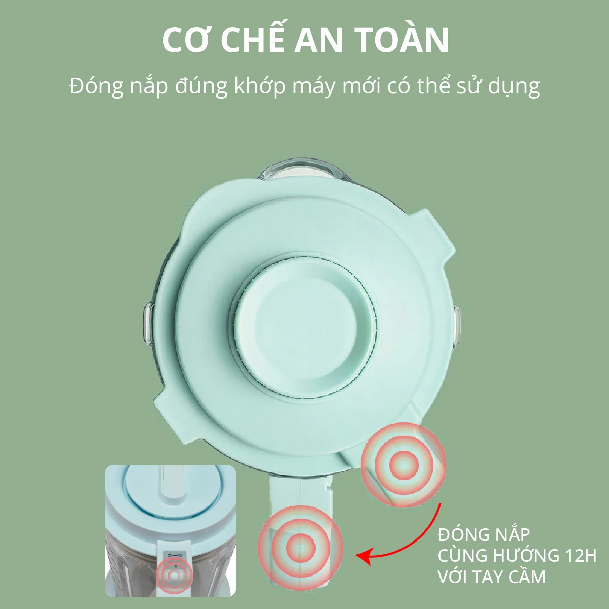 Máy làm sữa hạt, xay sinh tố, nấu cháo dinh dưỡng em bé Mishio cối thủy tinh borisilicate 1.75L - Sữa hạt &amp; chân không