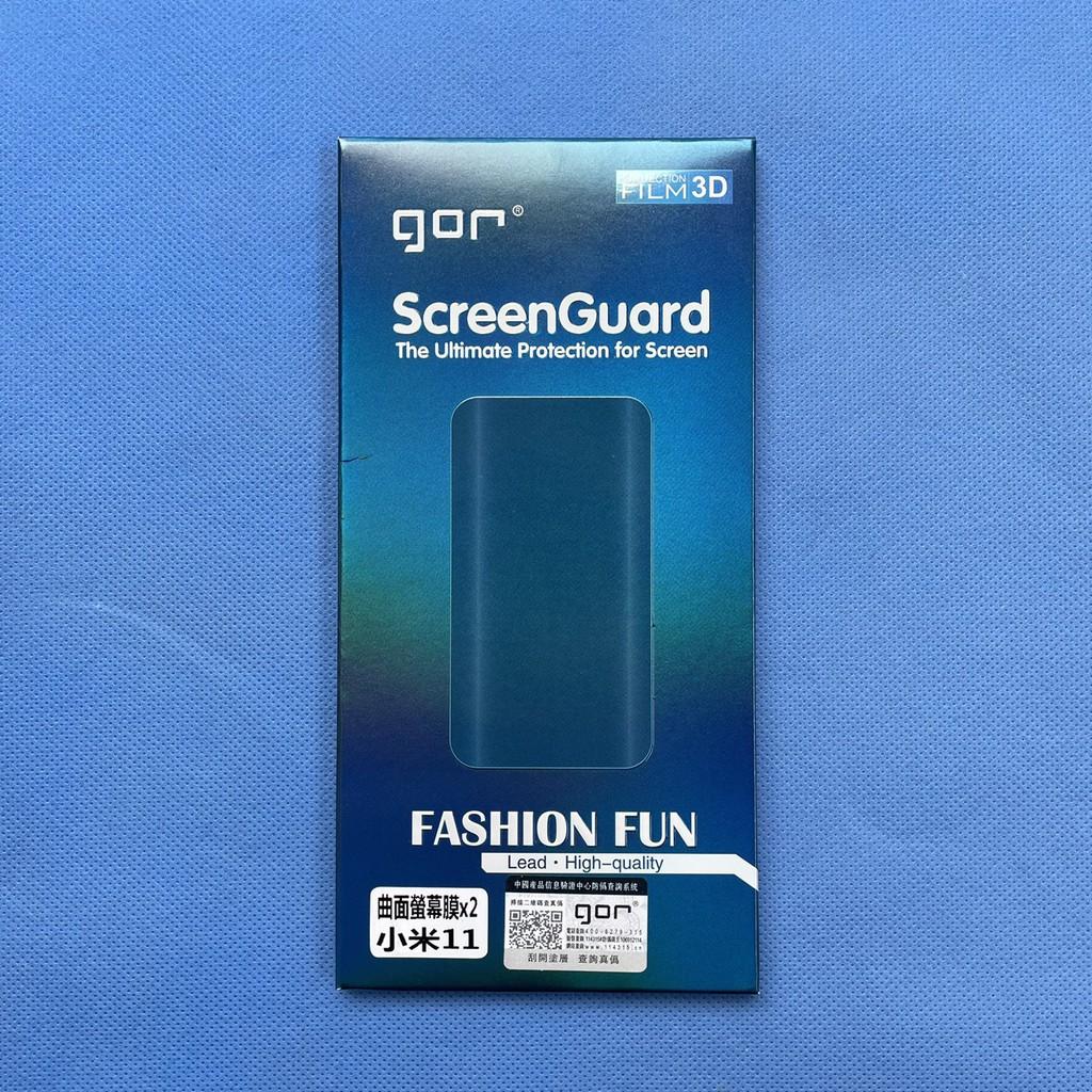 Miếng dán full màn hình Gor cho Xiaomi Mi11 - chống xước tốt, cảm ứng cực nhậy- Hàng nhập khẩu