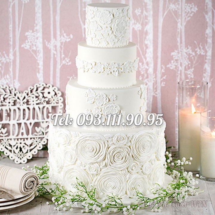 Khuôn silicon làm viền bánh, rau câu, fondant 6 hoa hồng xoáy kèm lá - Mã số 1401