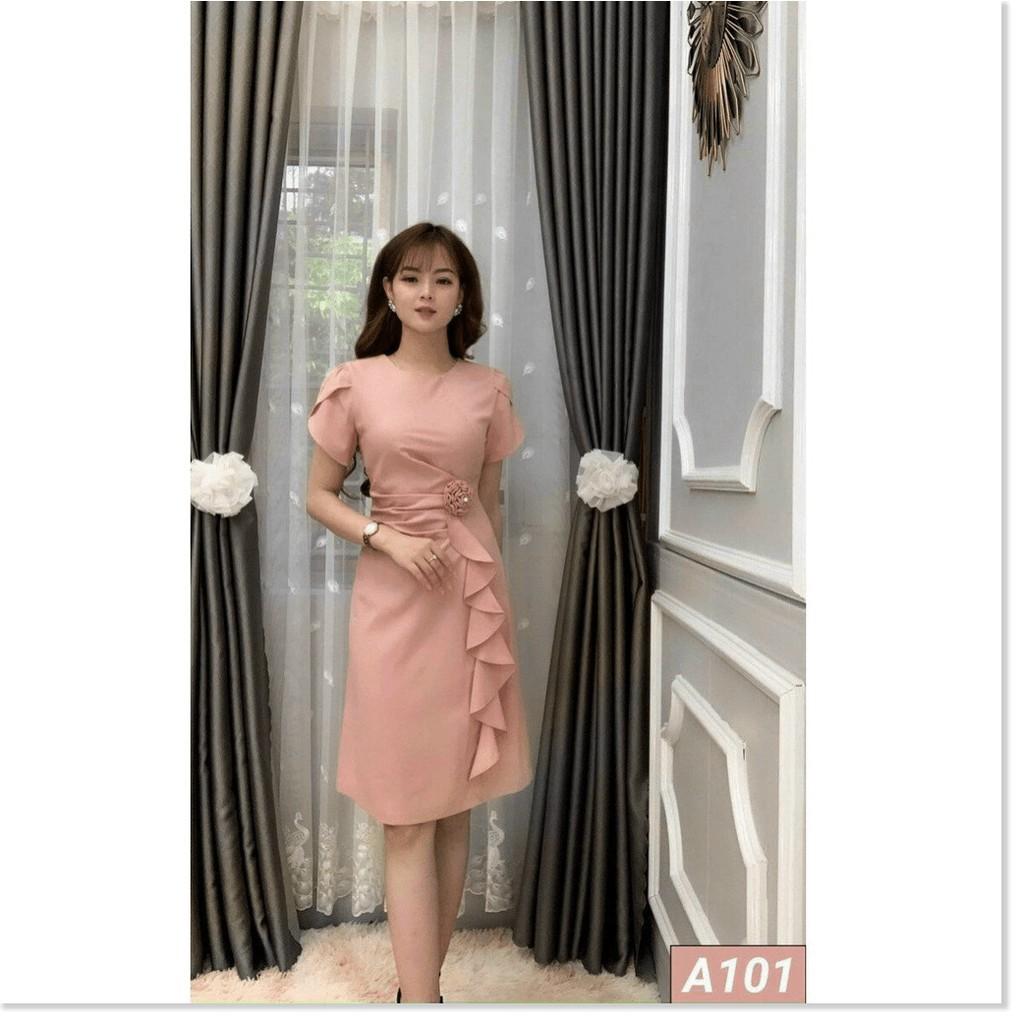 ĐẦM VÁY UMI,CHẤT LIỆU THOÁNG MÁT,RIÊNG MÀU HỒNG VÃI SILK NHẸ THỜI TRANG KING STORE