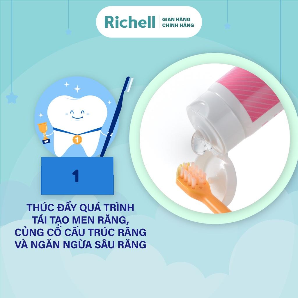 Kem đánh răng trẻ em Richell Nhật Bản từ 5 tháng tuổi | Baby