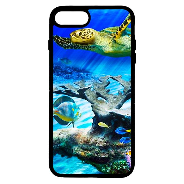 Ốp lưng cho điện thoại Iphone 8 Plus biển và cá   - Hàng chính hãng