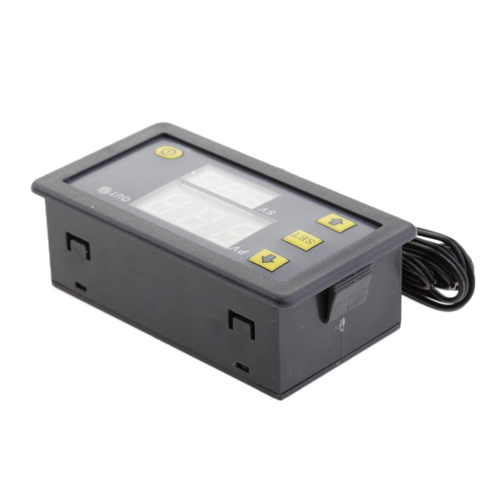 Microcomputer Thermostat Switch Temperature Controller DC 12V Digital LED