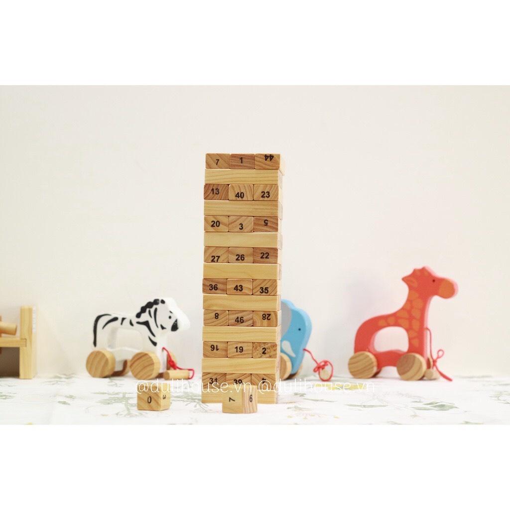 Đồ chơi rút gỗ số loại to, đồ chơi rút gỗ nhập khẩu chính hãng, đồ chơi giải trí giáo dục cho Bé
