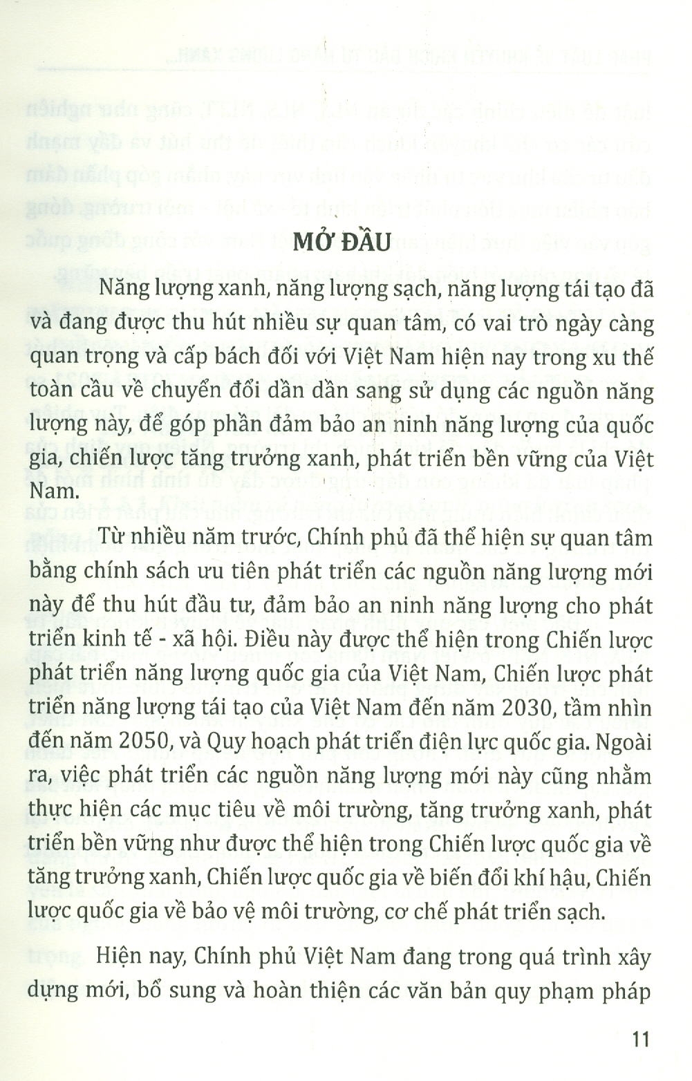 Pháp Luật Về Khuyến Khích Đầu Tư Năng Lượng Xanh, Năng Lượng Sạch, Năng Lượng Tái Tạo Ở Việt Nam