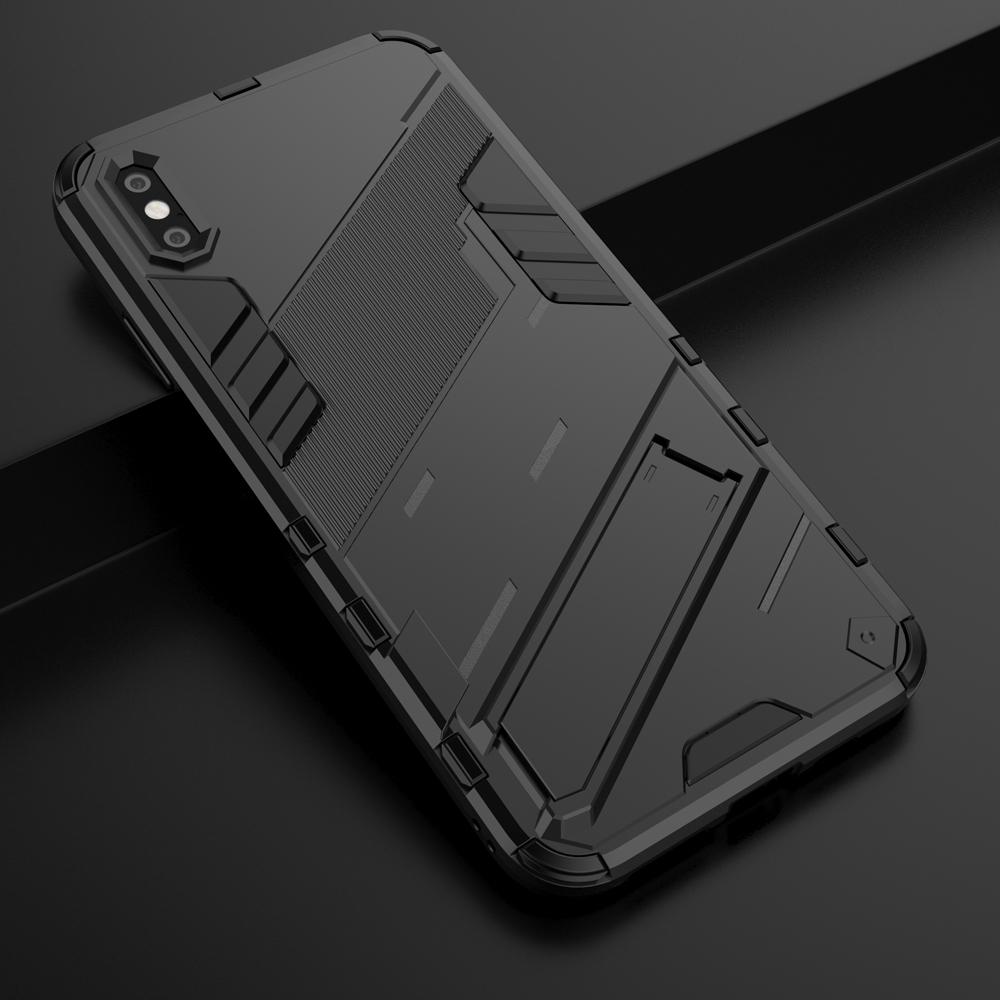 Ốp lưng cho iPhone XS Max, Ốp chống sốc Iron Man PUNK cao cấp kèm giá đỡ cho iPhone XS Max