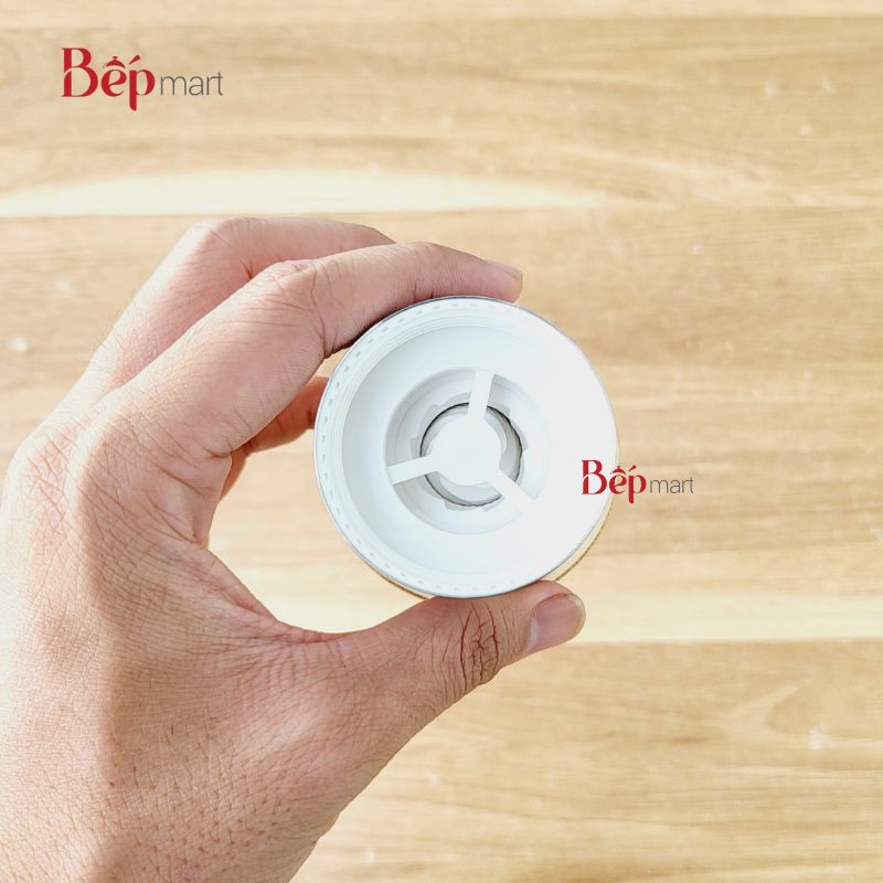 Hủ xay tiêu thủy tinh LocknLock CKO116 dung tích 170ml, lưỡi nghiền sứ - Hàng chính hãng