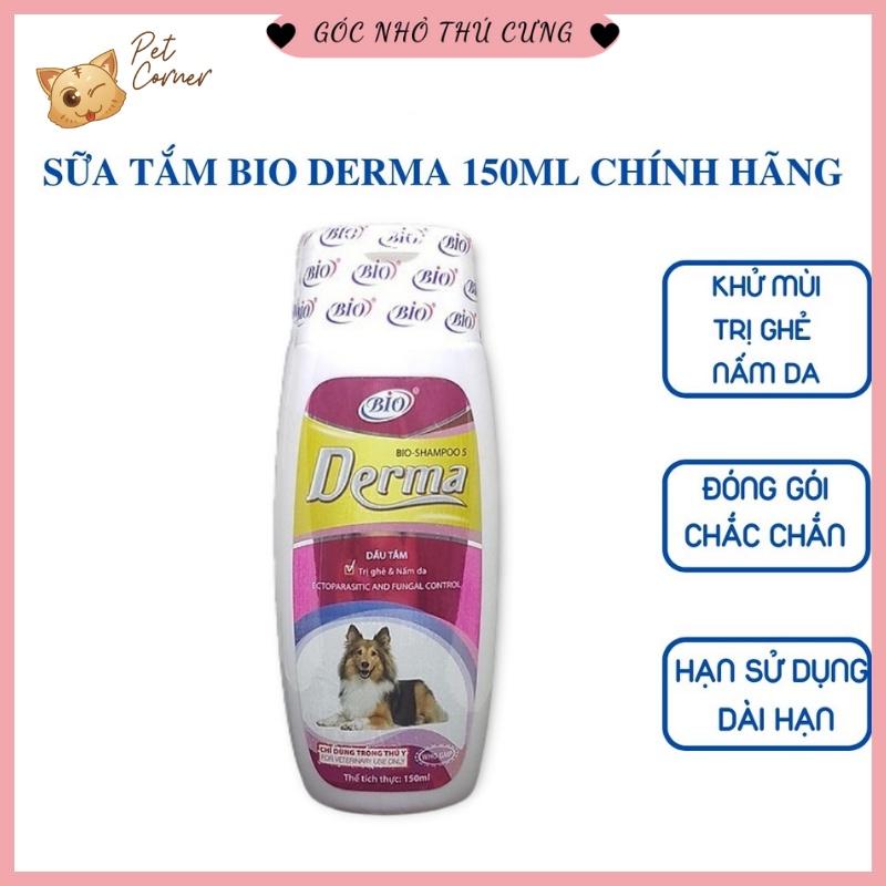 Sữa tắm trị ghẻ và nấm da cho chó mèo Bio Derma 150ml