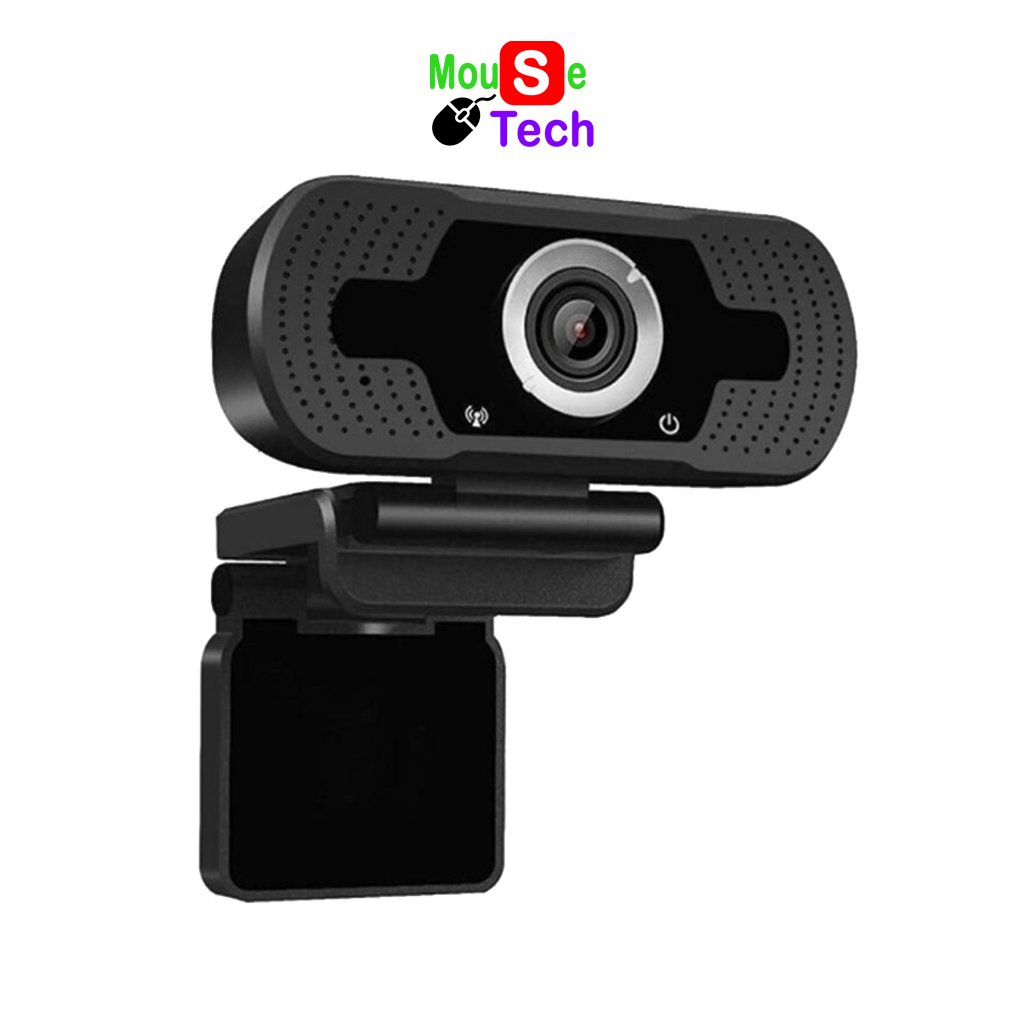 Webcam có mic Full HD 1080P dùng cho máy tính để dạy và học trực tuyến (Tặng lót chuột siêu xinh)