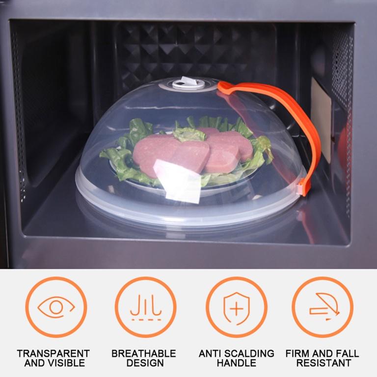 Nắp đậy Lò Vi Sóng chống bám bẩn chịu nhiệt cao đến 200°C, chống văng và bám bẩn. Lồng bàn bảo vệ thực phẩm trên bàn ăn