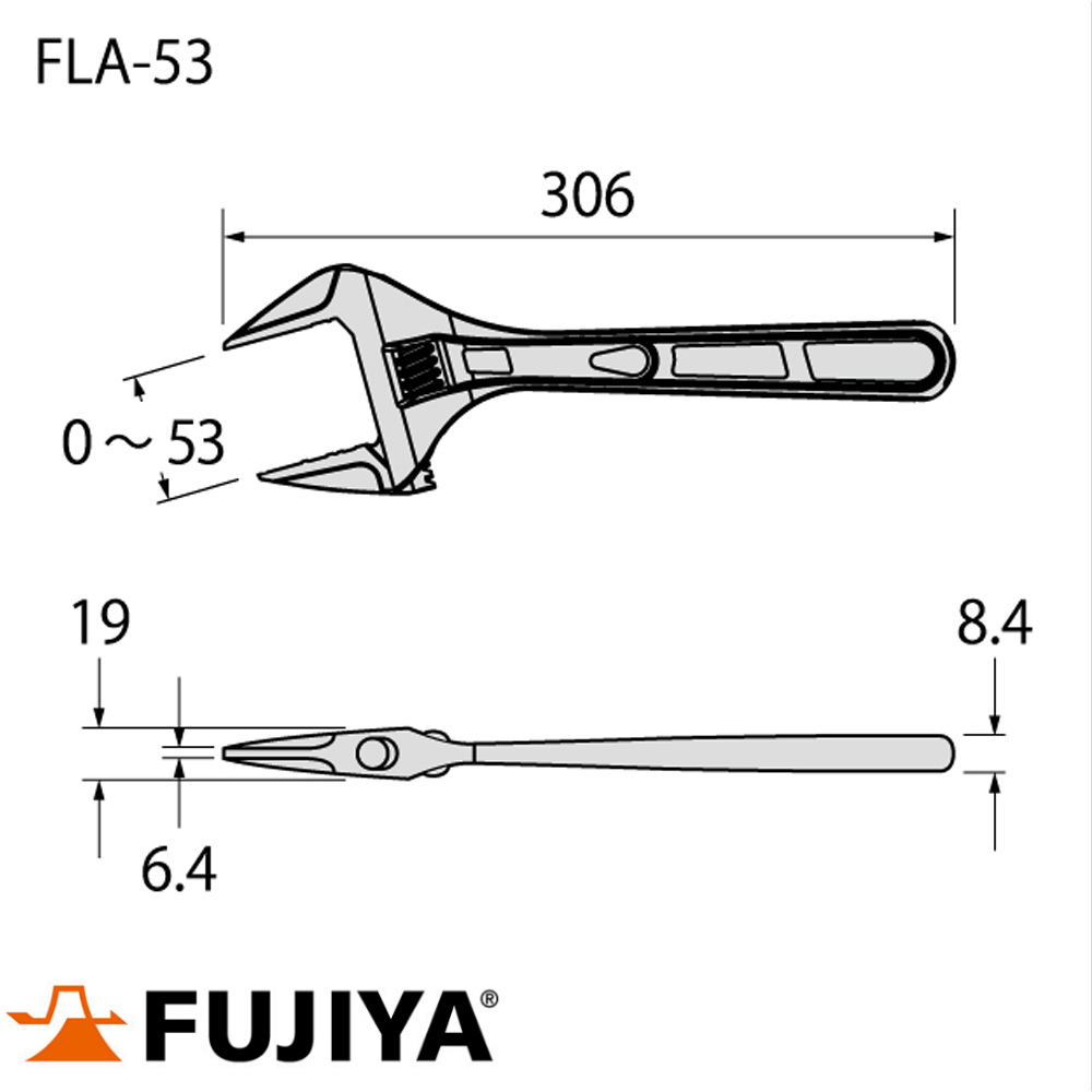 Mỏ lết Fujiya FLA-53-F
