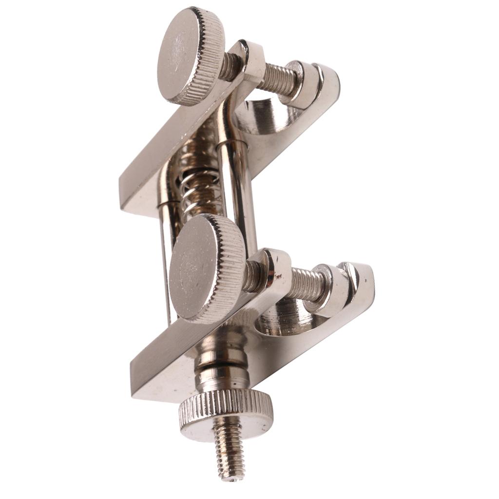 Sunnimix Bền Viền Hợp Kim Nứt Kẹp Bạc Cho Viola Vĩ Cầm Sửa Chữa Công Cụ Bảo Trì