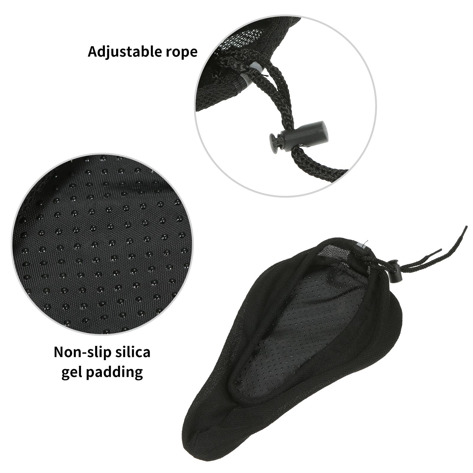 Set bọc yên xe đạp đệm silicone mềm mại chống trượt thoải mái thoáng khí không thấm nước