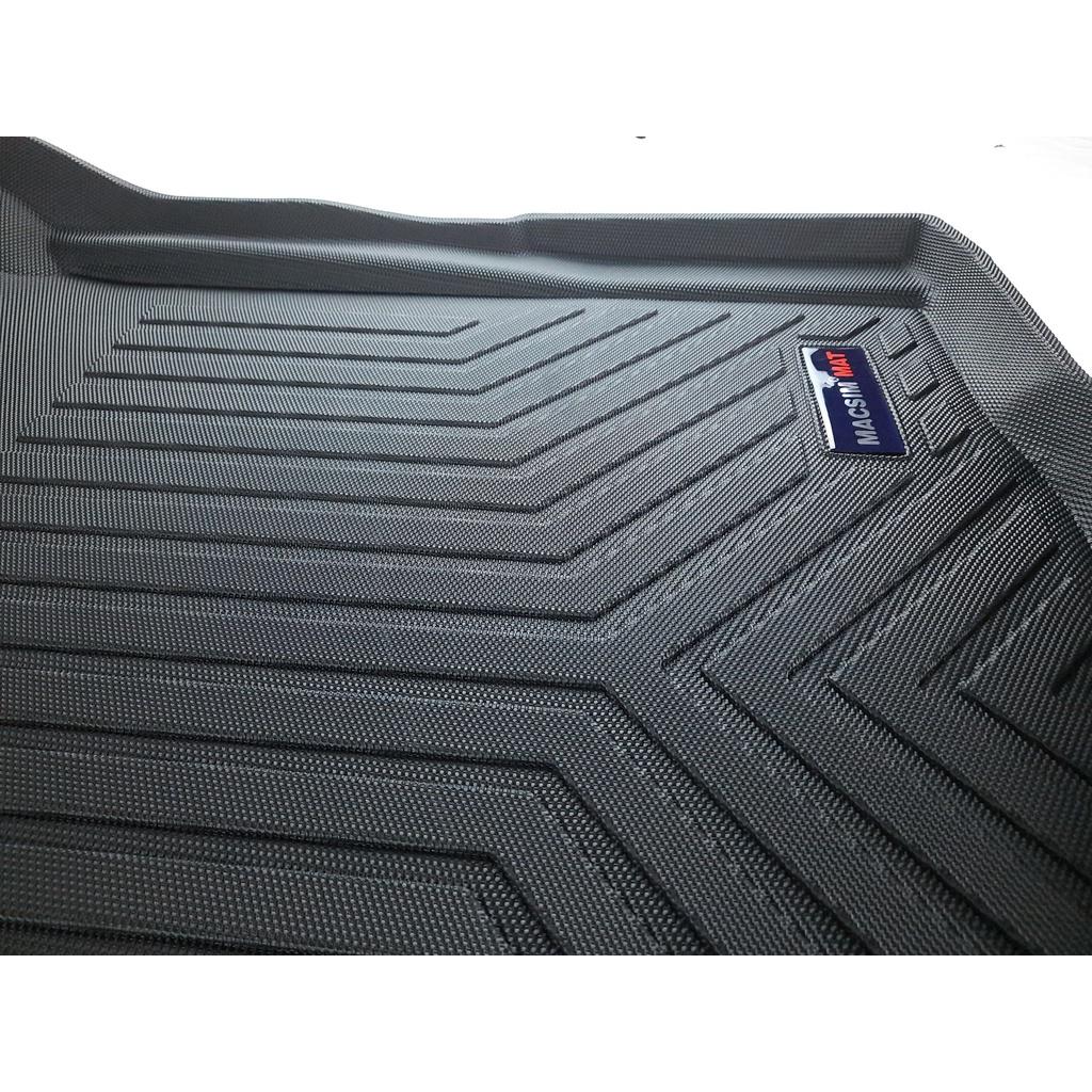 Thảm lót cốp xe ô tô BMW 3 series nhãn hiệu Macsim chất liệu TPV cao cấp màu đen