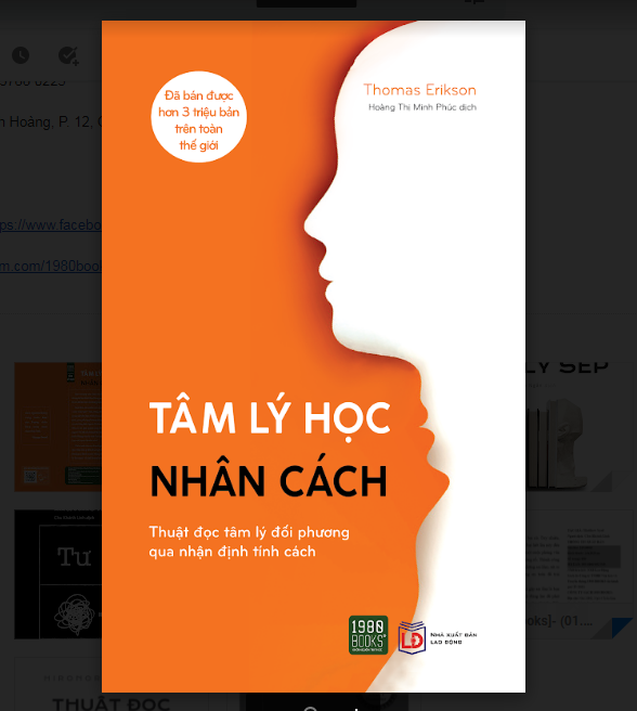 TÂM LÝ HỌC NHÂN CÁCH