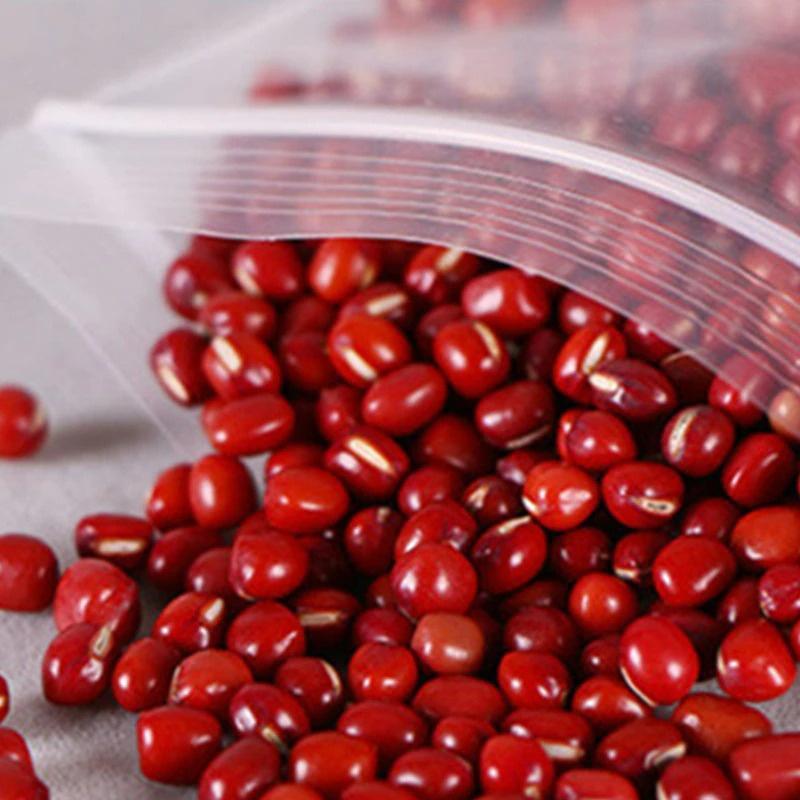Túi zip viền đỏ loại dày 1kg túi zip chỉ đỏ túi zip mini đủ size