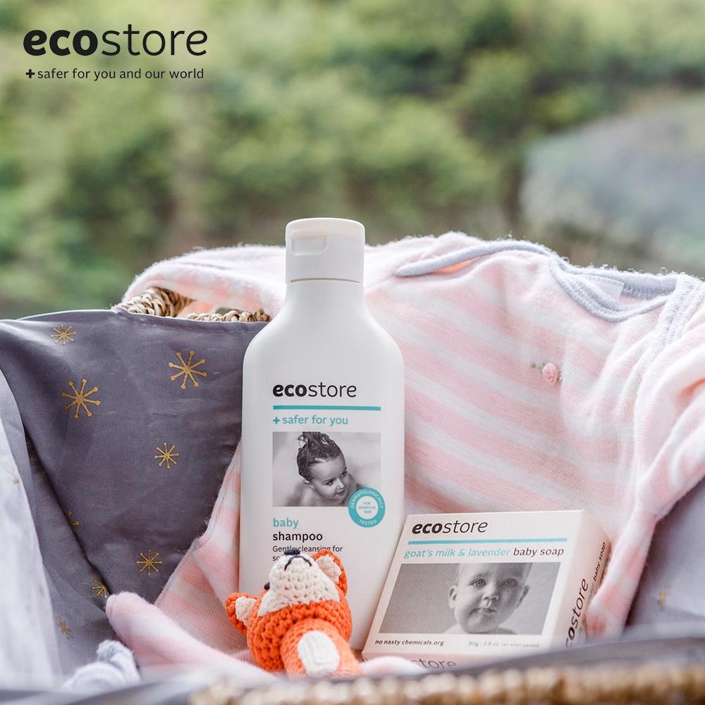 Ecostore Bánh xà phòng cho bé từ sữa dê và hoa oải hương gốc thực vật Ecostore 80g