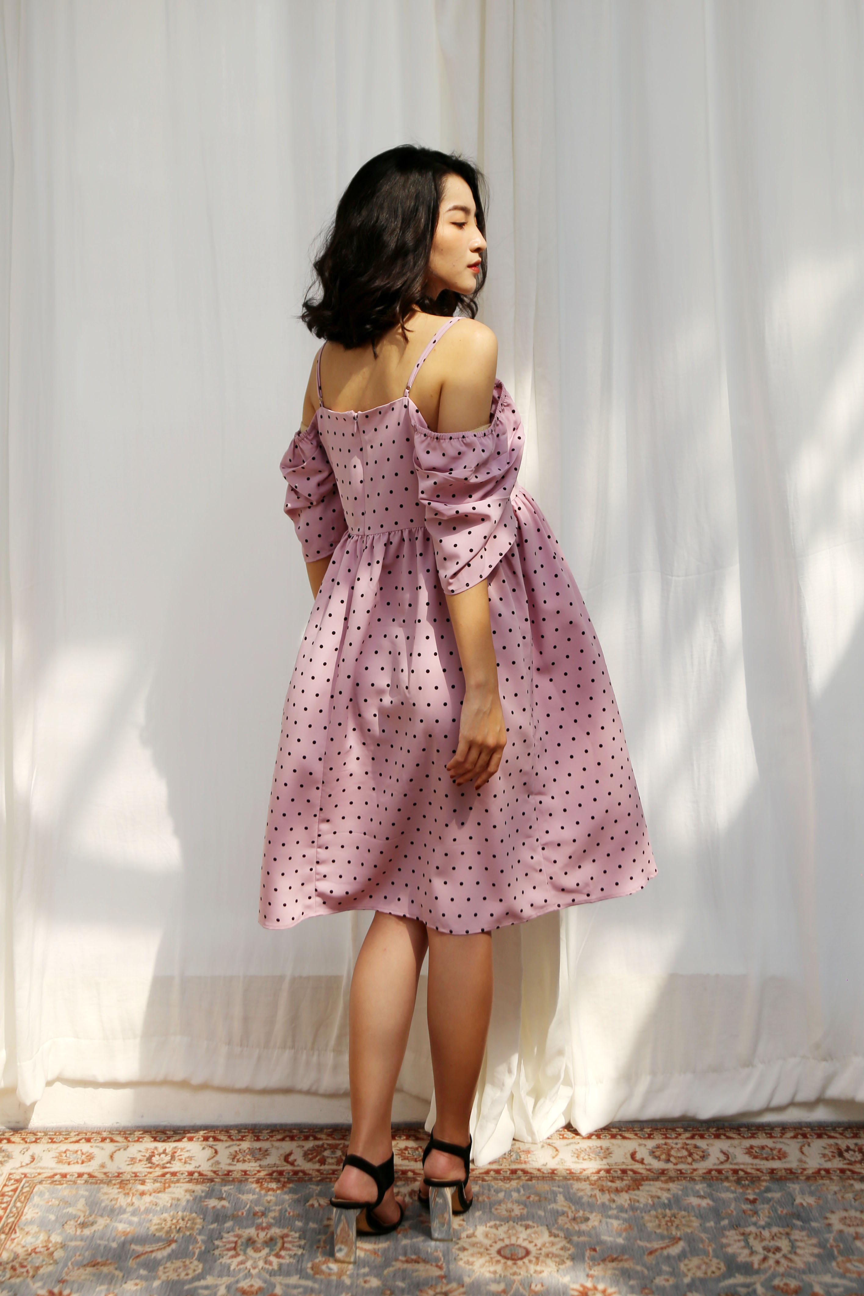 Đầm bầu thiết kế Dreamama, đầm baby doll, đầm bầu xinh, đầm rớt vai, đầm big size.