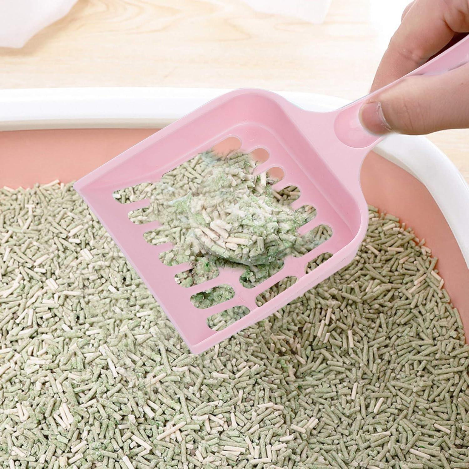Cat Litter xẻng cát nhựa cho động vật chó Pooper Scooper 3 miếng