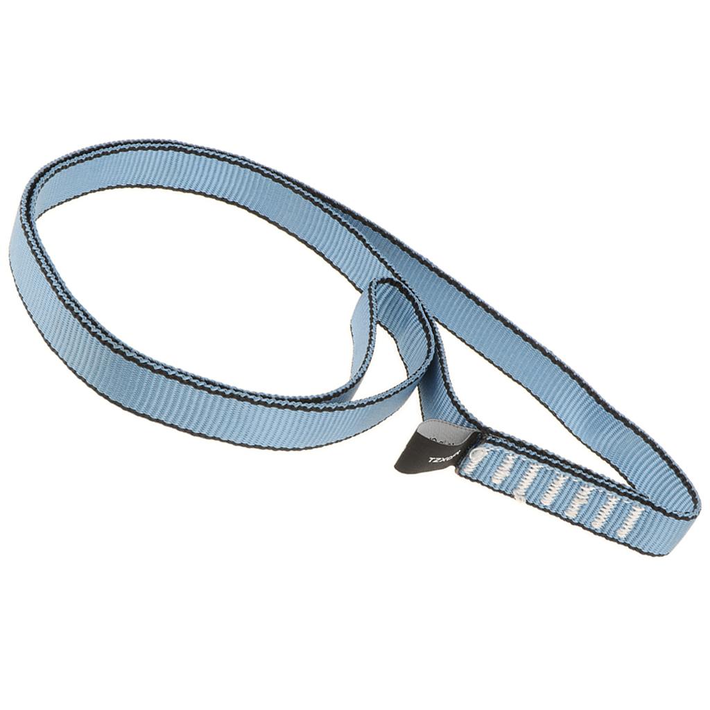 23KN Rope Runner Webbing Sling Flat Strap Belt for Mountaineering Rock Climbing Caving Rappelling Rescue Engineering