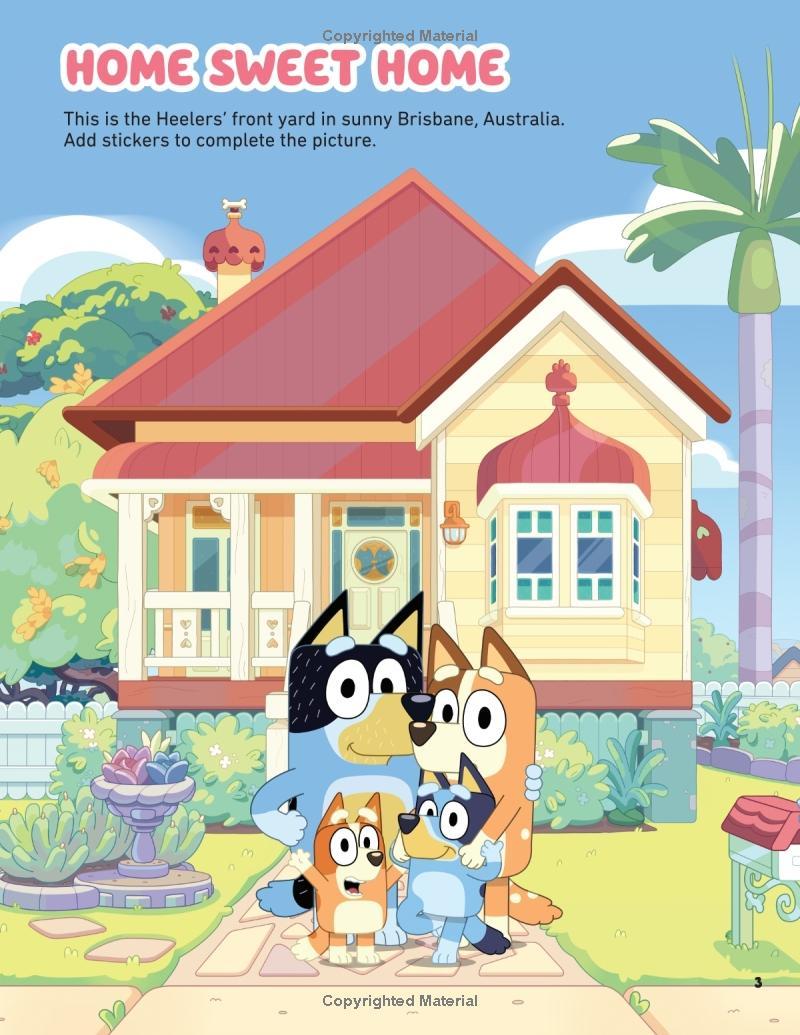 Sách ngoại văn: Bluey: Time to Play Sticker Activity