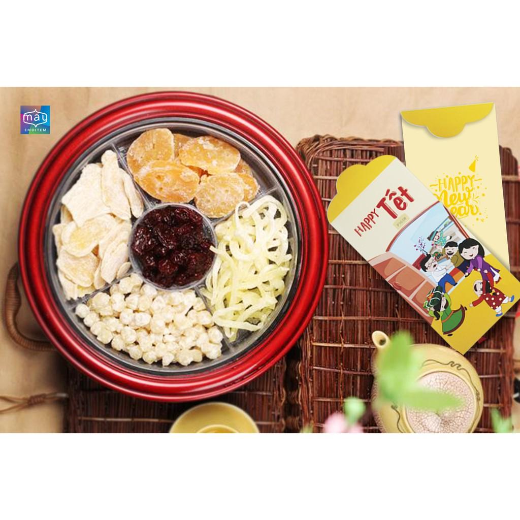 Bao lì xì set 15 chiếc 3 loại chủ đề Tết Chung Cư, Tết An Cư