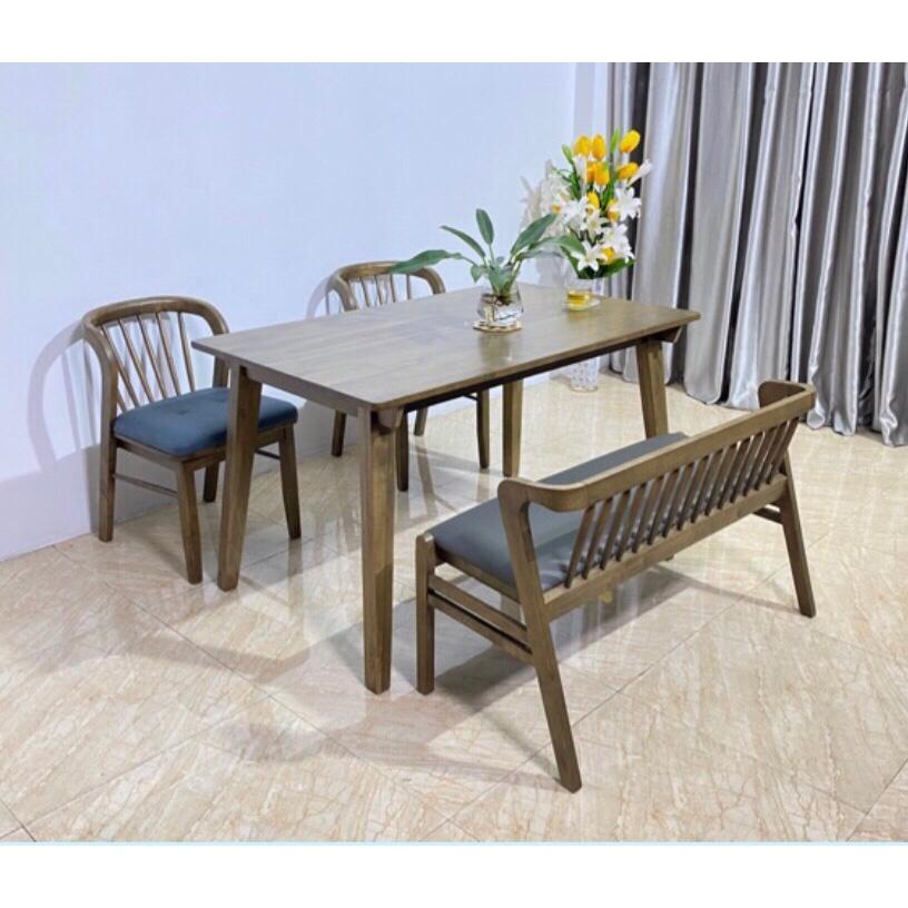 Bộ bàn ăn Candy 1m2-1m45