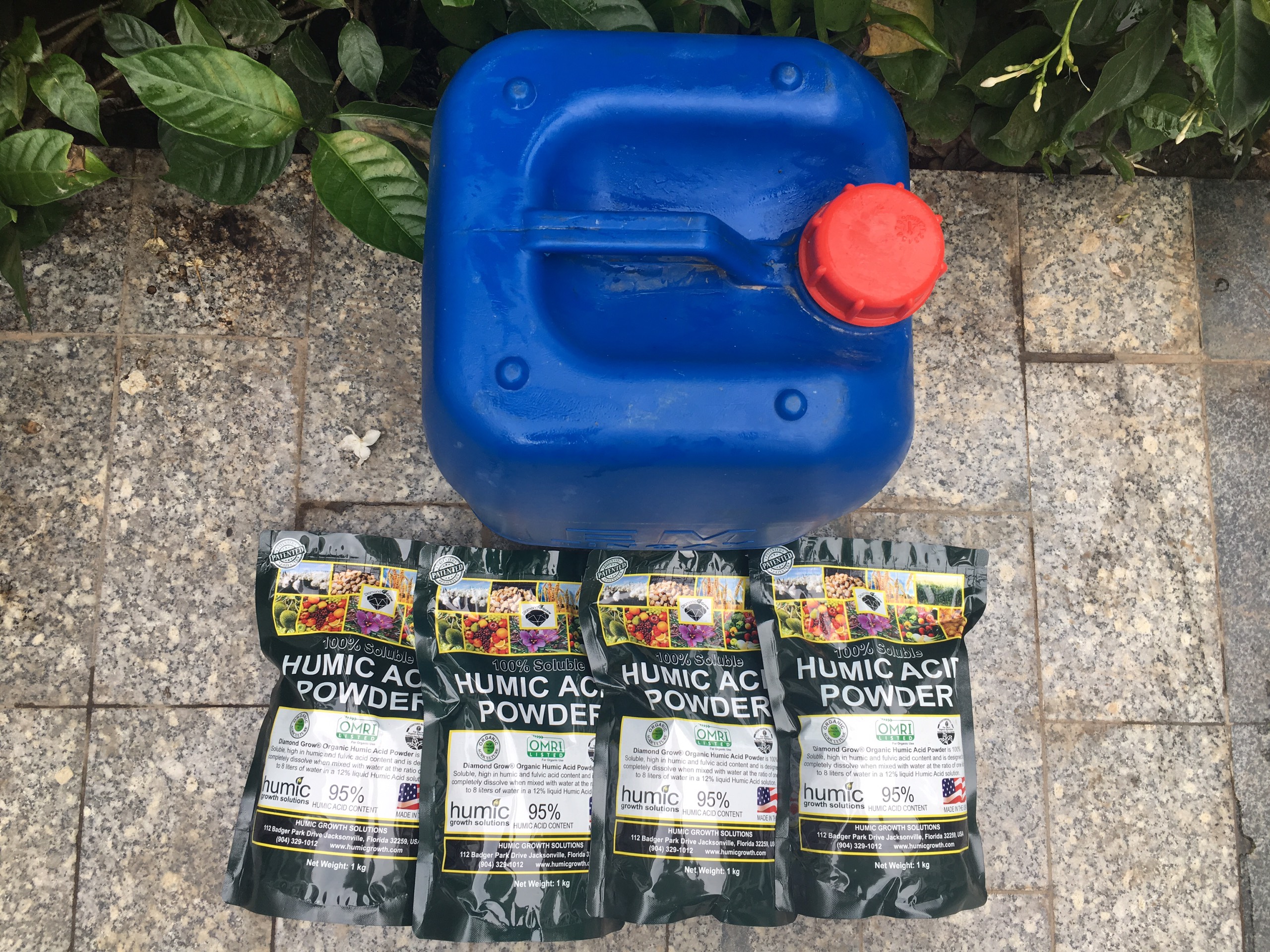 Combo 20 lít Đạm Cá và 4kg Humic Acid Powder 95%