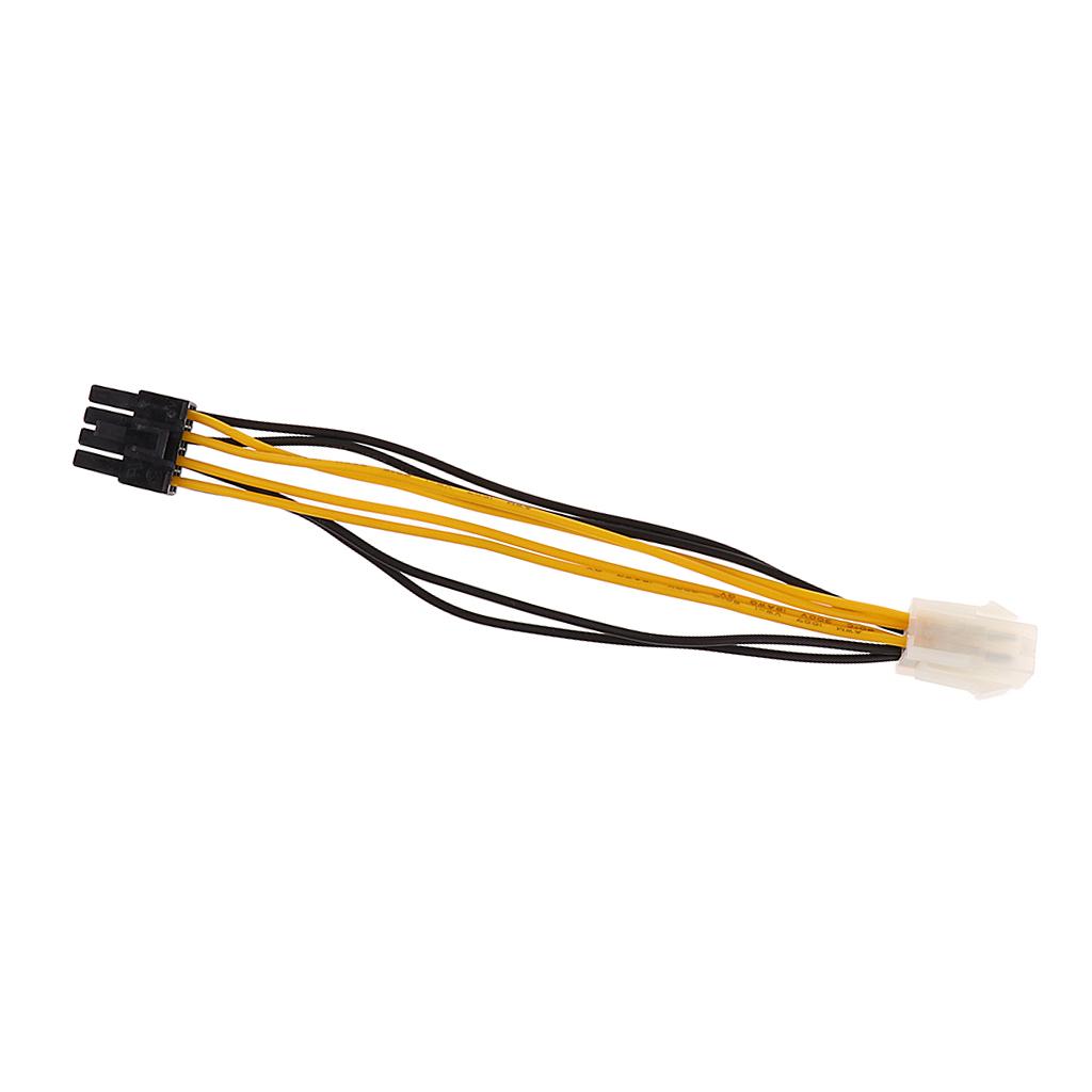 4Pin to 8 Pin Power Supply Adapter Cable Cord Connector Wire for Desktop