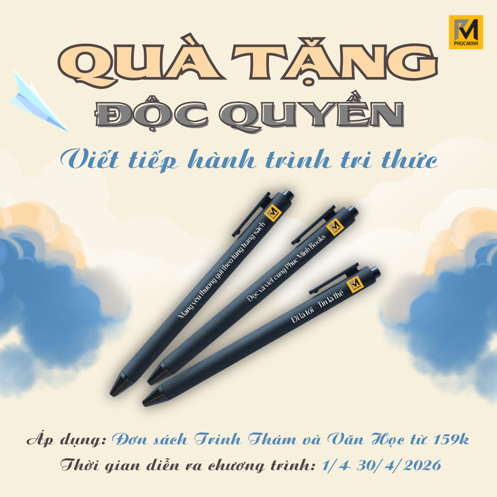 [QUÀ TẶNG KHÔNG BÁN] Bút Độc Quyền "Viết Tiếp Hành Trình Tri Thức" - Phuc Minh Books