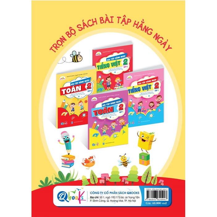 Sách - Bài Tập Hằng Ngày Toán Lớp 2 - Kết Nối Tri Thức Với Cuộc Sống - Tập 2