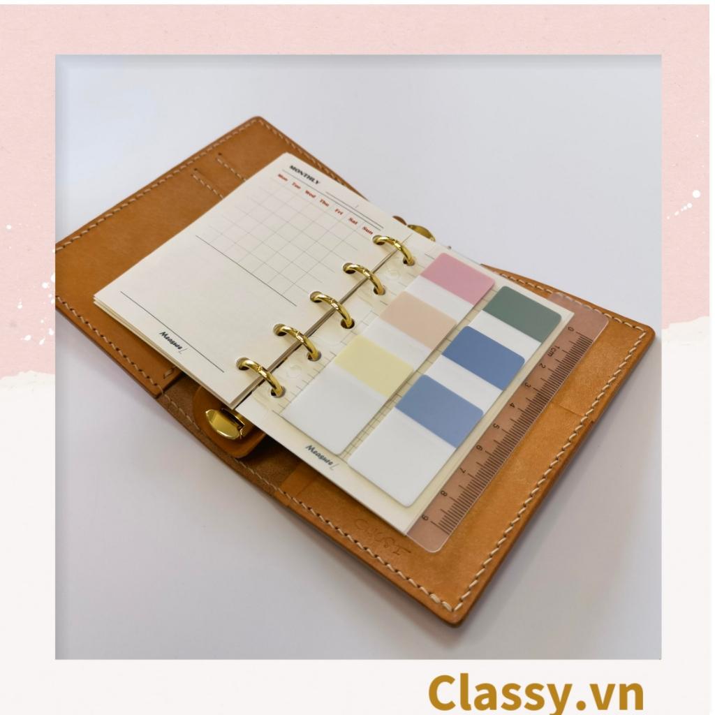 Tệp giấy note ghi nhớ Post-It Classy , màu pastel dễ thương tiện dụng; kích thước 4,6 * 1,5cm PK500