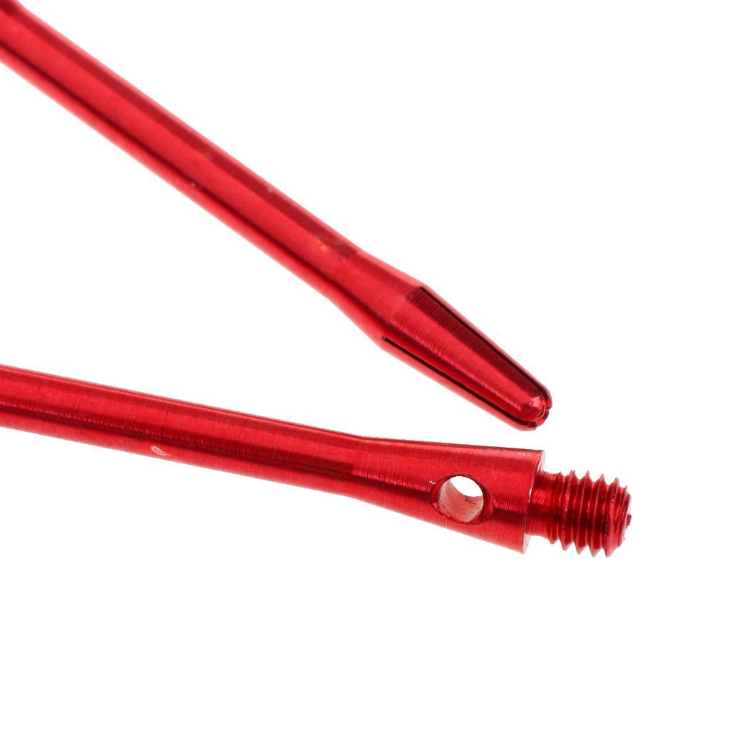 10-pieces 53mm Aluminum Shafts Throwing Fitting with 4 Colors