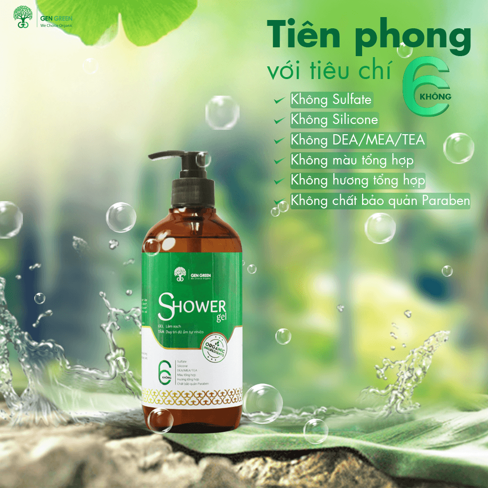 Sữa Tắm Hữu Cơ Gengreen  SHOWER GEL