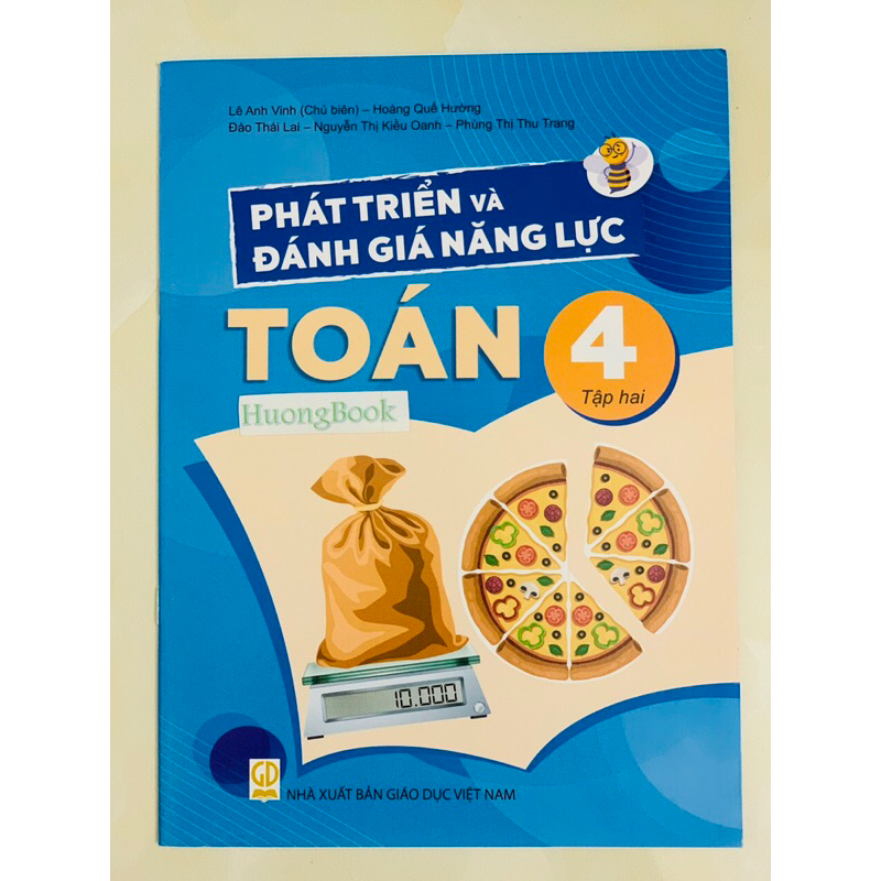 Sách - Combo phát triển và đánh giá năng lực toán 4 - tập 1 + 2