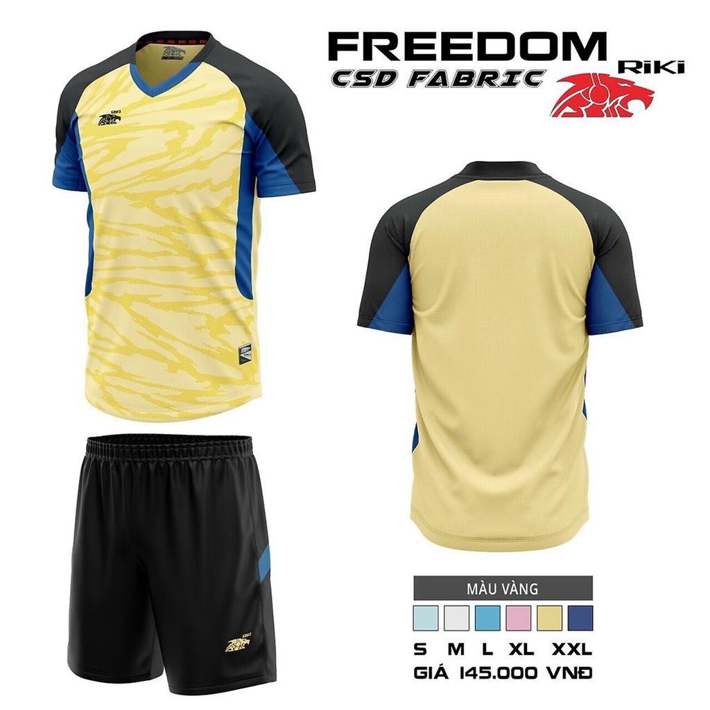 Riki Freedom Bộ quần áo đá banh đá bóng cao cấp chất vải gai lạnh thấm hút mồ hôi cực tốt